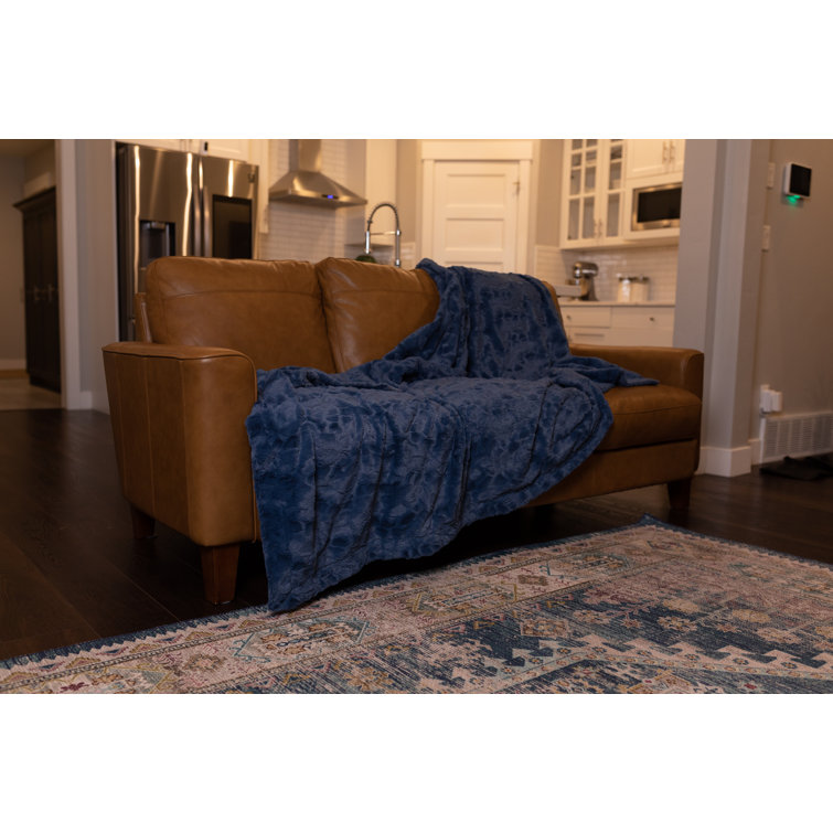 Mercer41 Dimitrin Faux Fur Blanket Wayfair